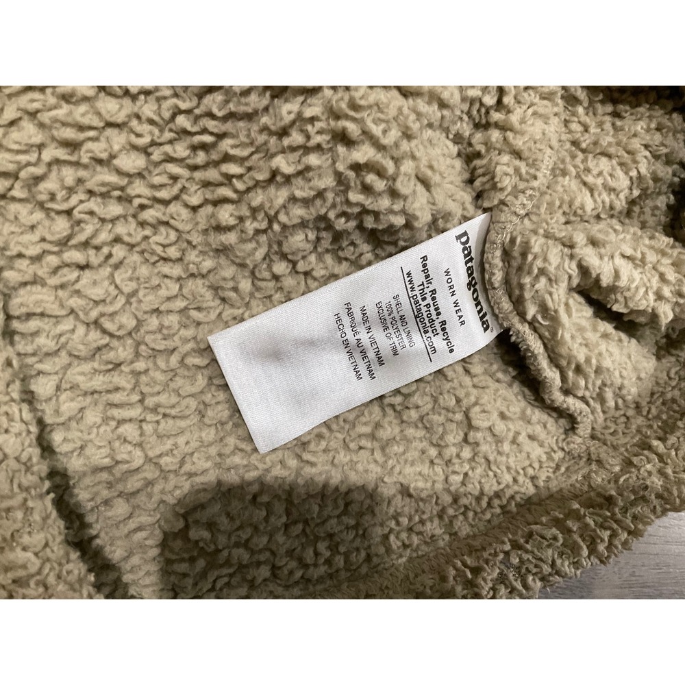 Patagonia Los Gatos 1/4 Zip Fleece Pullover Tan Khaki Womens Medium 25235 - Picture 4 of 14